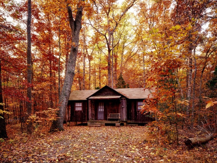 Modular log cabins