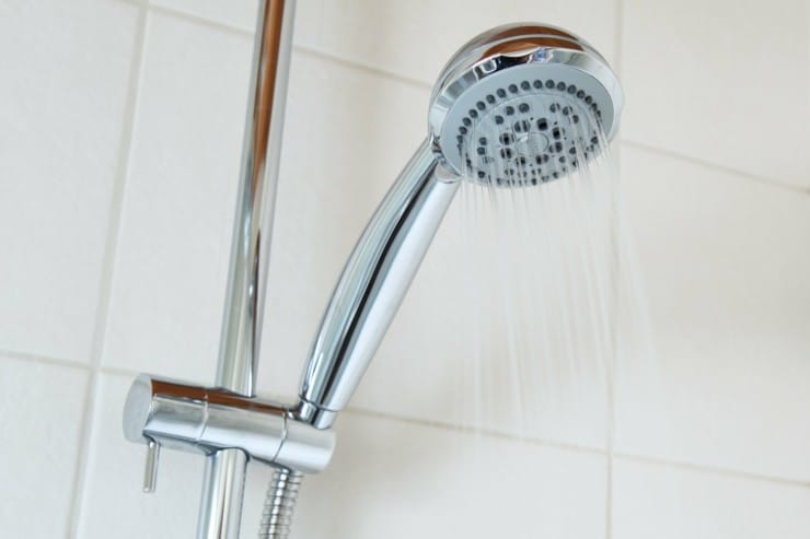 How to unblock shower head