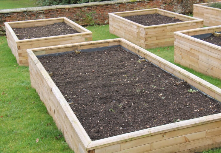 How do you build a raised bed for vegetables