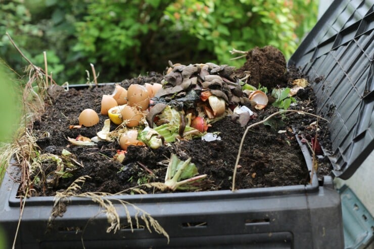 What is the easiest way to compost at home